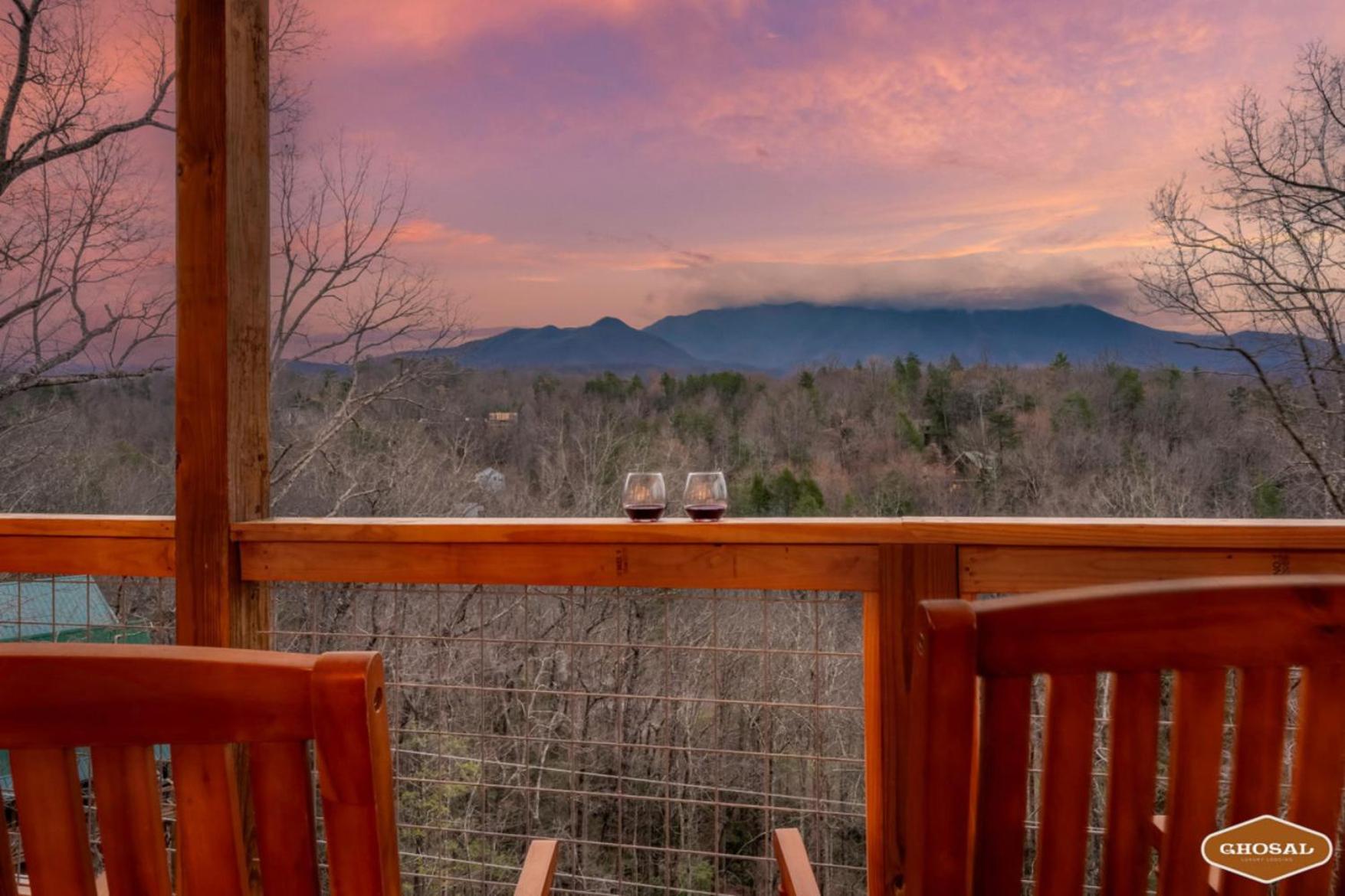 Tranquil Mountain Getaway By Ghosal Luxury Lodging Gatlinburg Luaran gambar