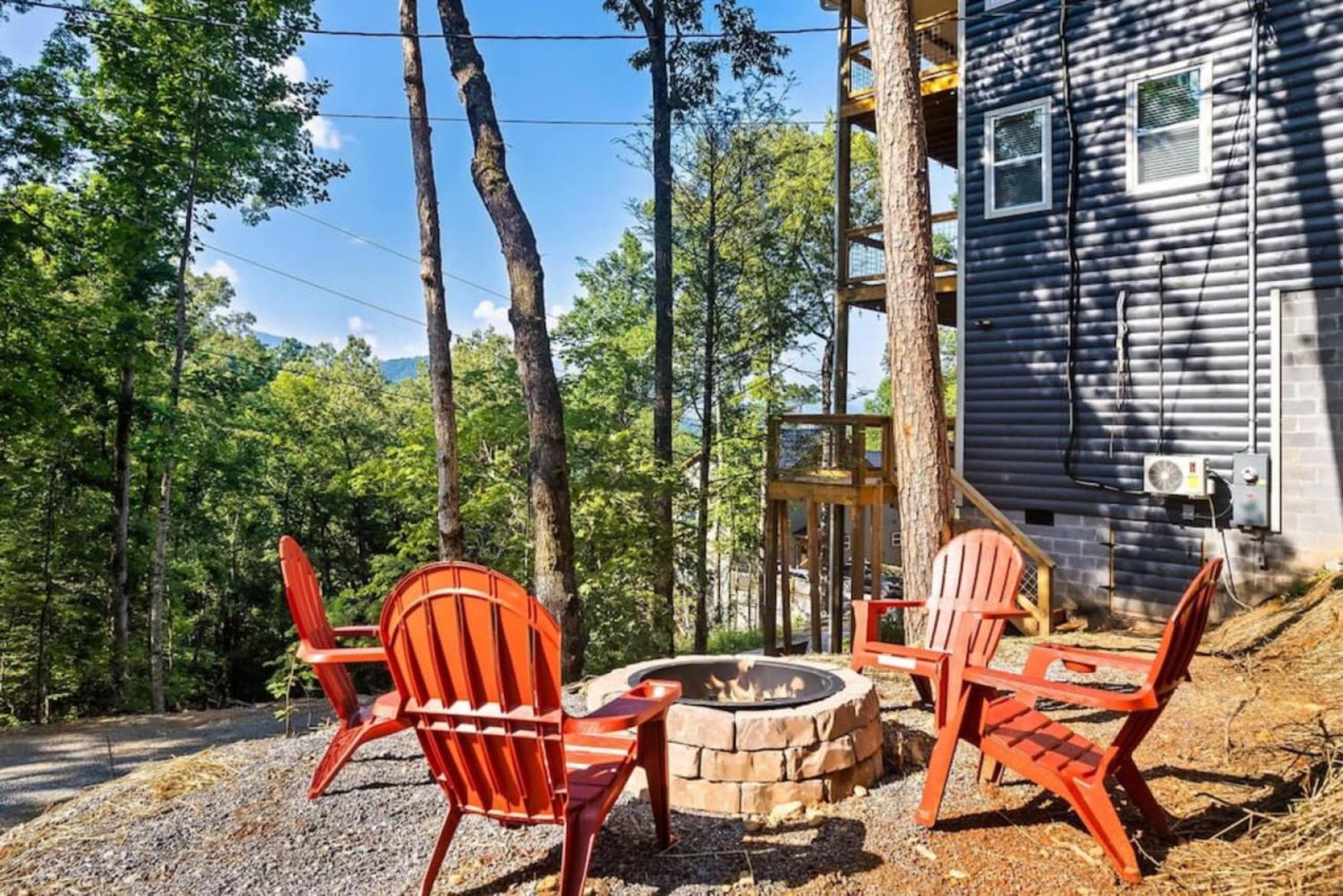 Tranquil Mountain Getaway By Ghosal Luxury Lodging Gatlinburg Luaran gambar