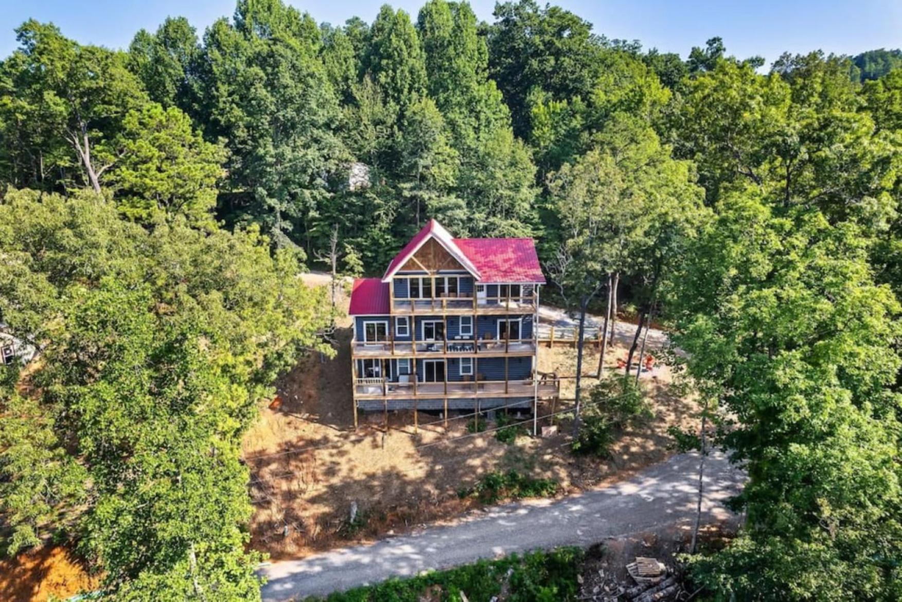Tranquil Mountain Getaway By Ghosal Luxury Lodging Gatlinburg Luaran gambar