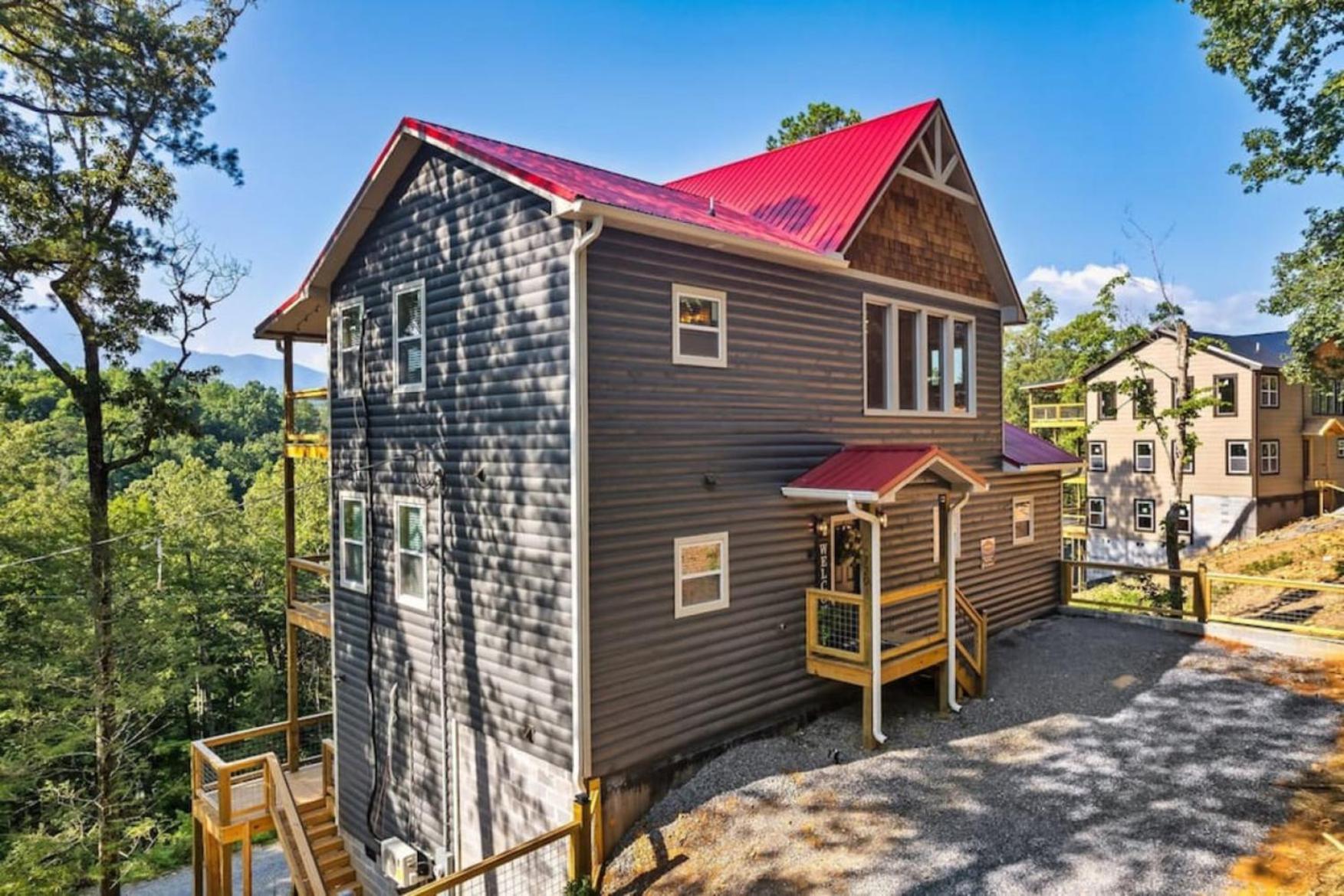 Tranquil Mountain Getaway By Ghosal Luxury Lodging Gatlinburg Luaran gambar