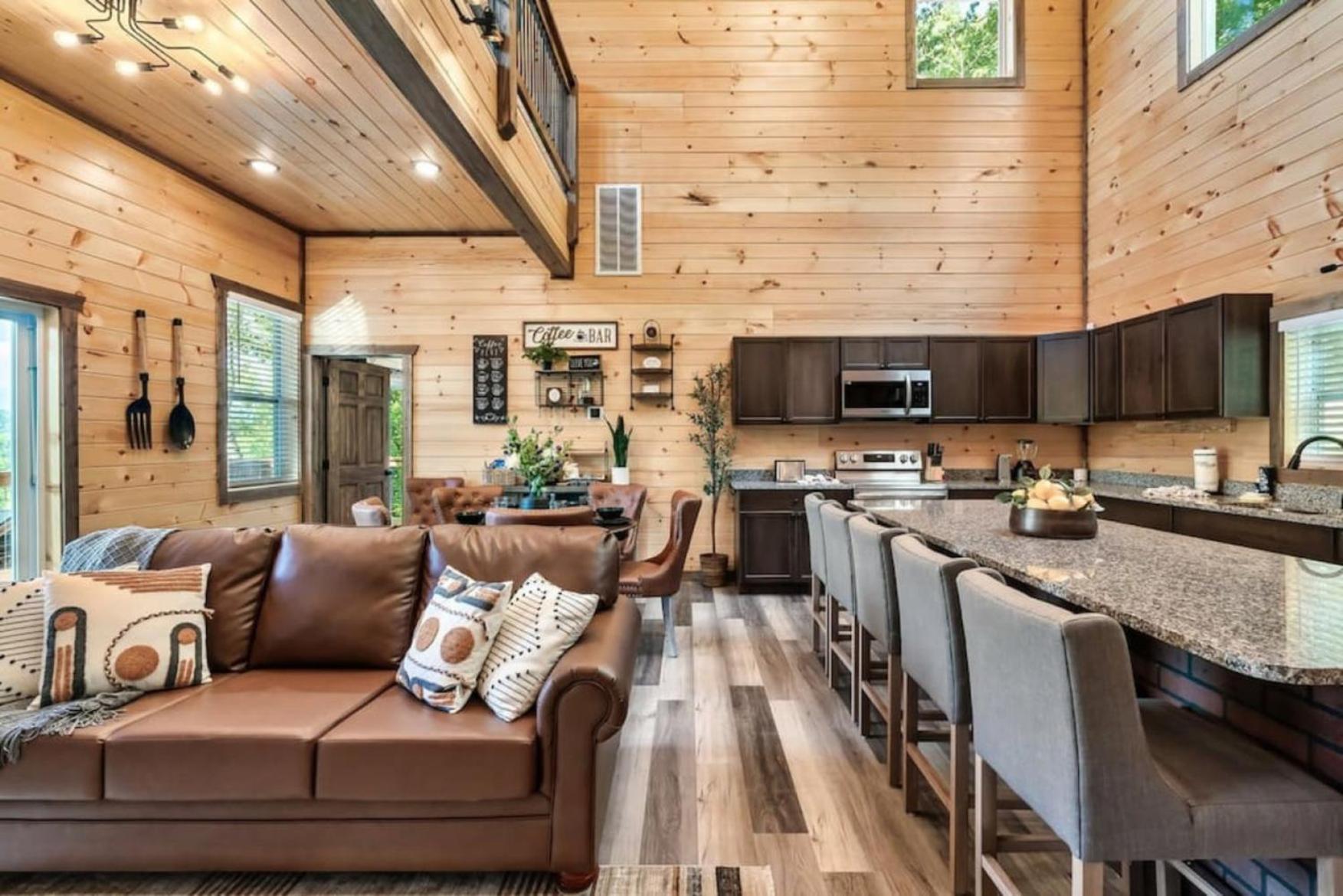 Tranquil Mountain Getaway By Ghosal Luxury Lodging Gatlinburg Luaran gambar