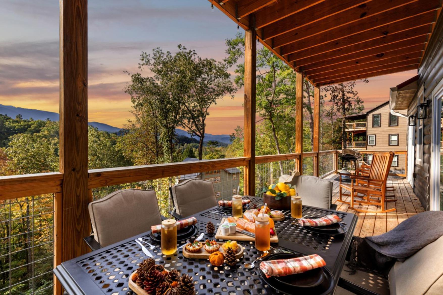 Tranquil Mountain Getaway By Ghosal Luxury Lodging Gatlinburg Luaran gambar